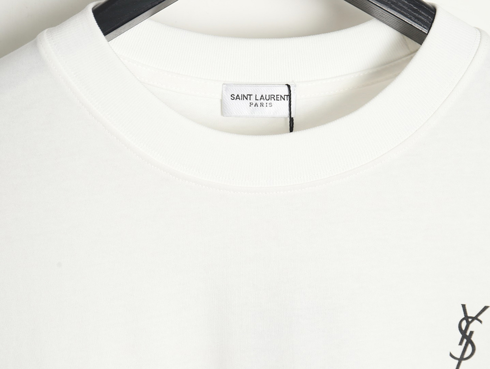 Saint Laurent 24SS classic printed l0go letter short-sleeved T-shirt