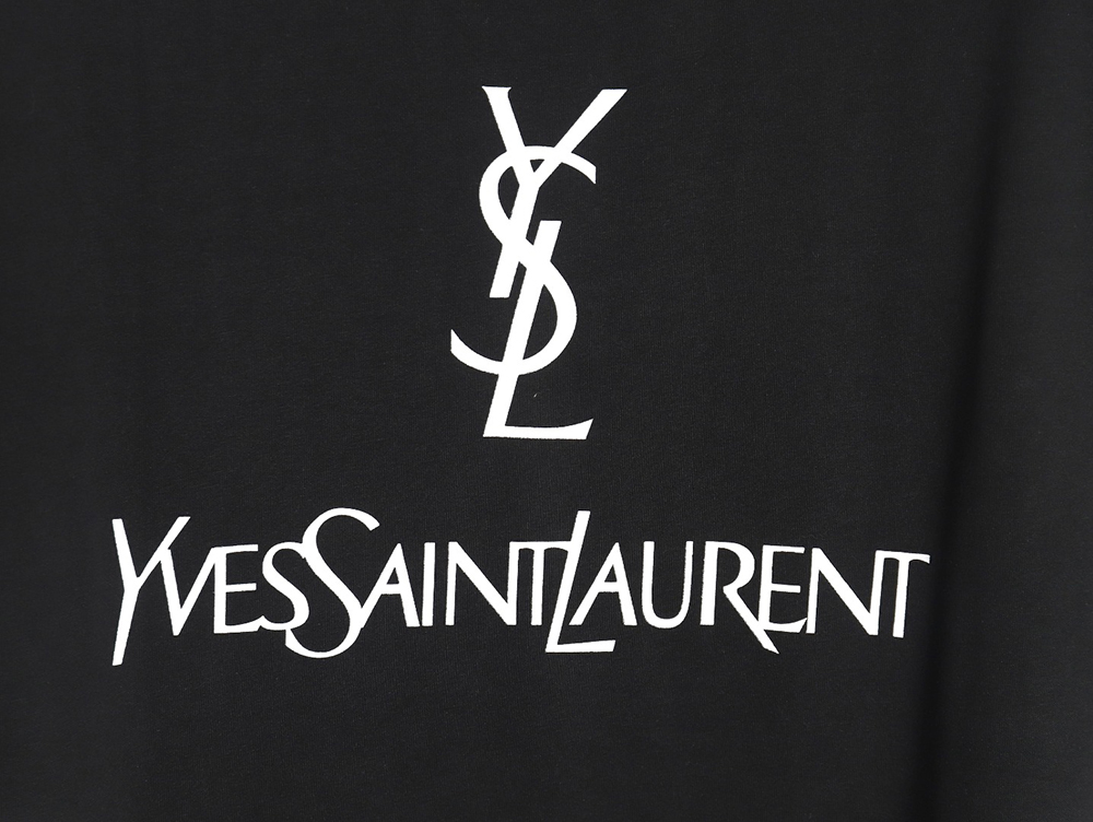 Saint Laurent 24SS classic printed l0go letter short-sleeved T-shirt