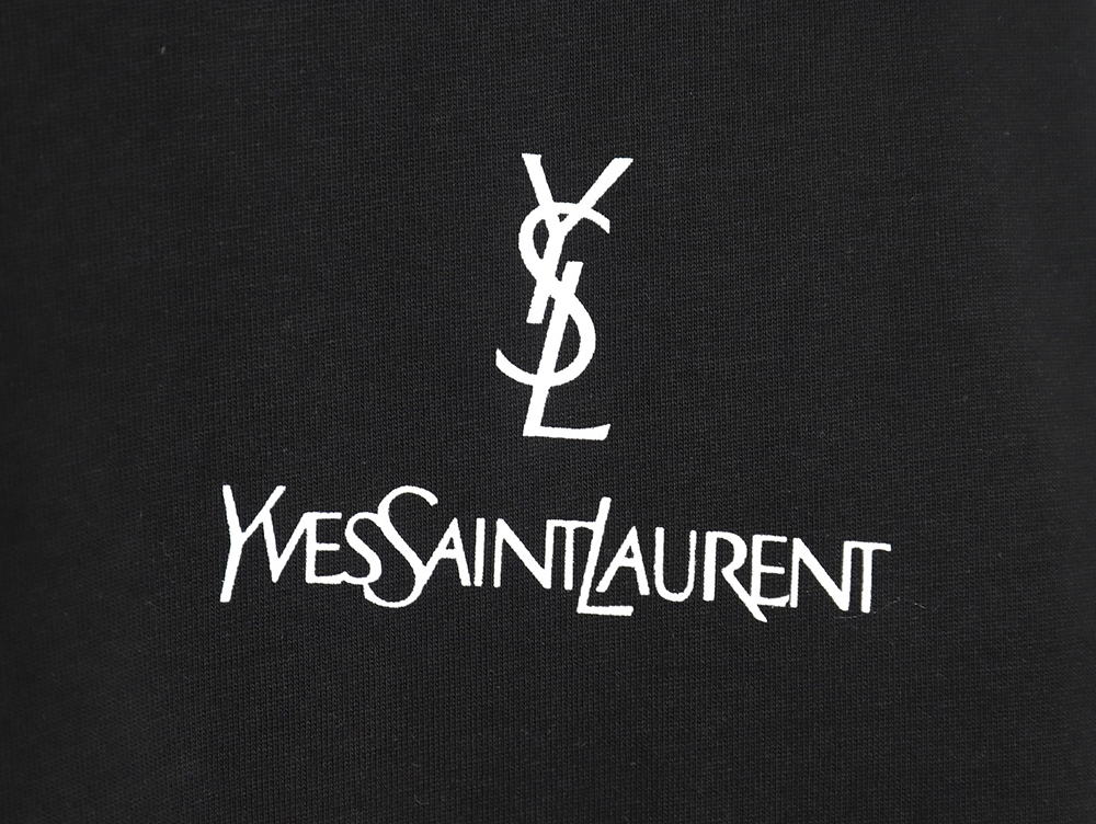 Saint Laurent 24SS classic printed l0go letter short-sleeved T-shirt