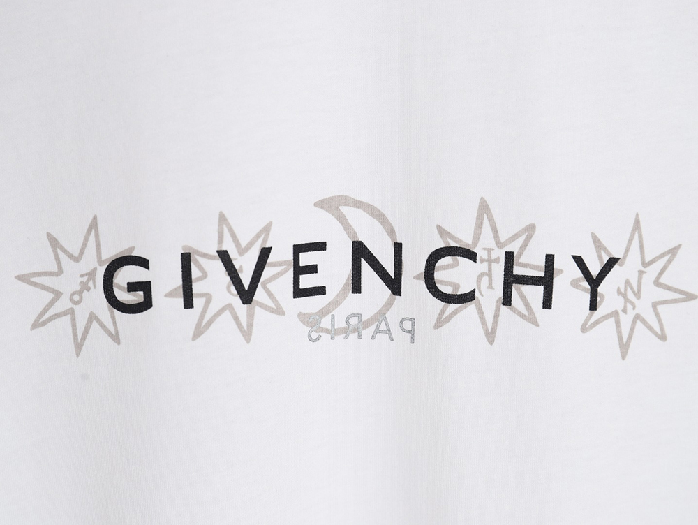 Givenchy eight-pointed star print round neck short-sleeved T-shirt