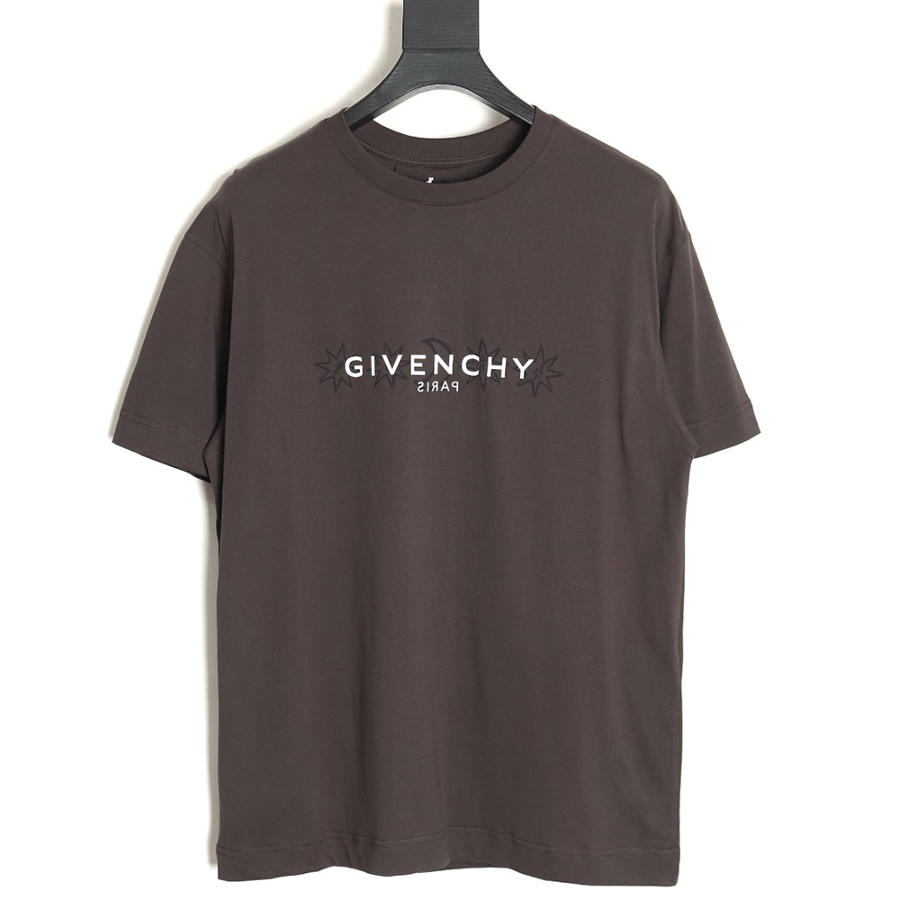 Givenchy eight-pointed star print round neck short-sleeved T-shirt TSK1