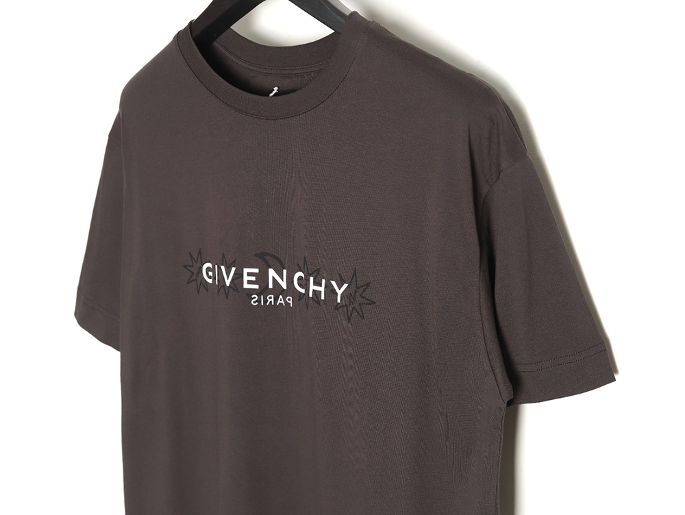 Givenchy eight-pointed star print round neck short-sleeved T-shirt TSK1