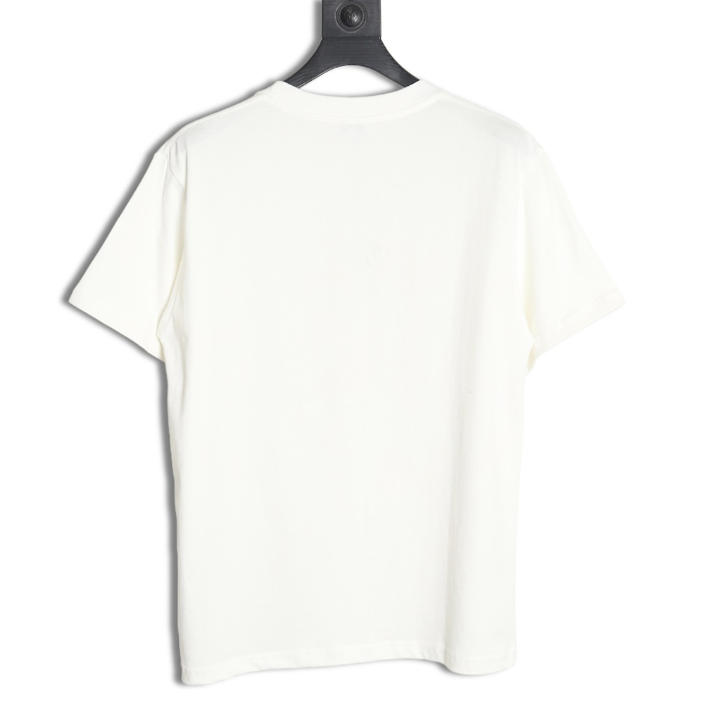 Loewe 24SS misplaced letter embroidered logo short-sleeved T-shirt