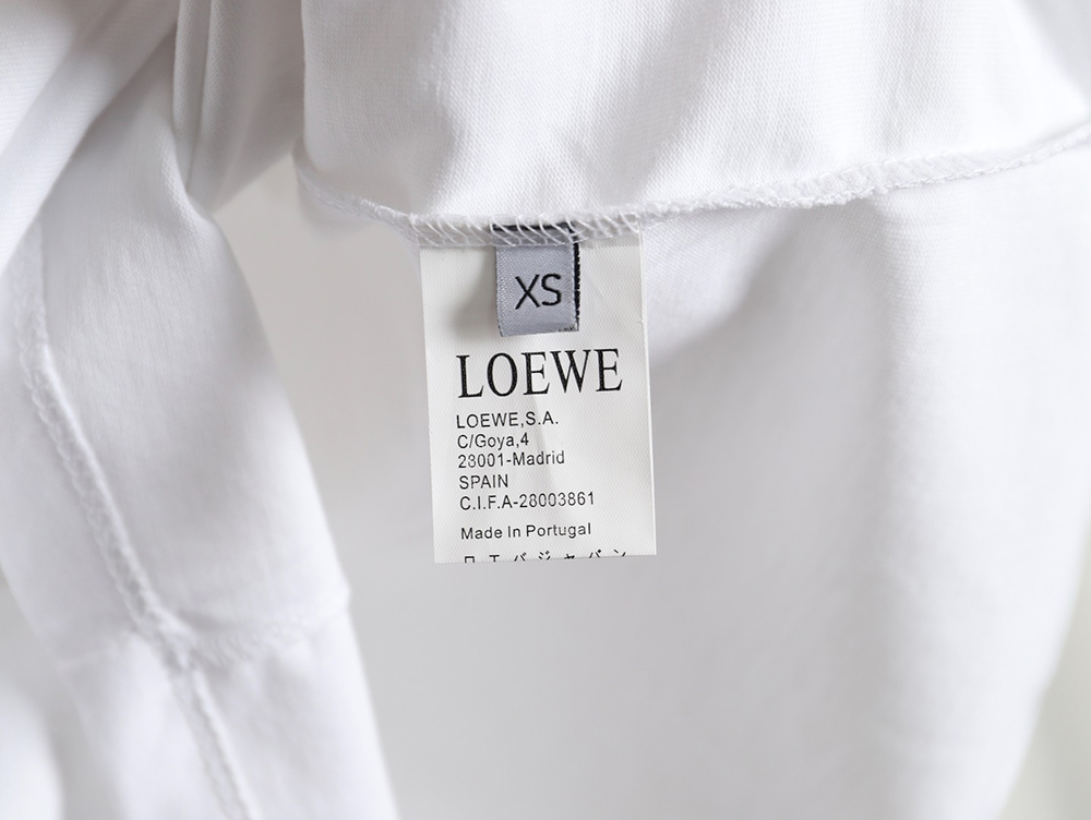 Loewe 24SS floral embroidered print short-sleeved T-shirt