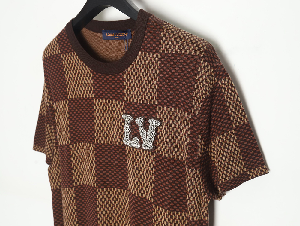 Louis Vuitton 24SS Checkerboard Short Sleeve T-Shirt