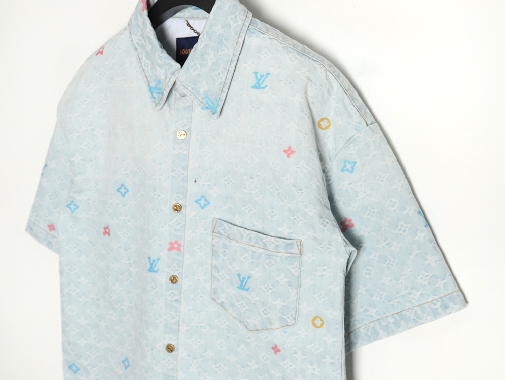 Louis Vuitton 24SS Tyler collaboration embroidered denim jacket