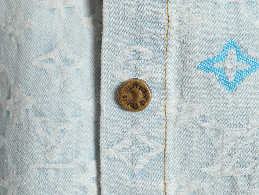 Louis Vuitton 24SS Tyler collaboration embroidered denim jacket