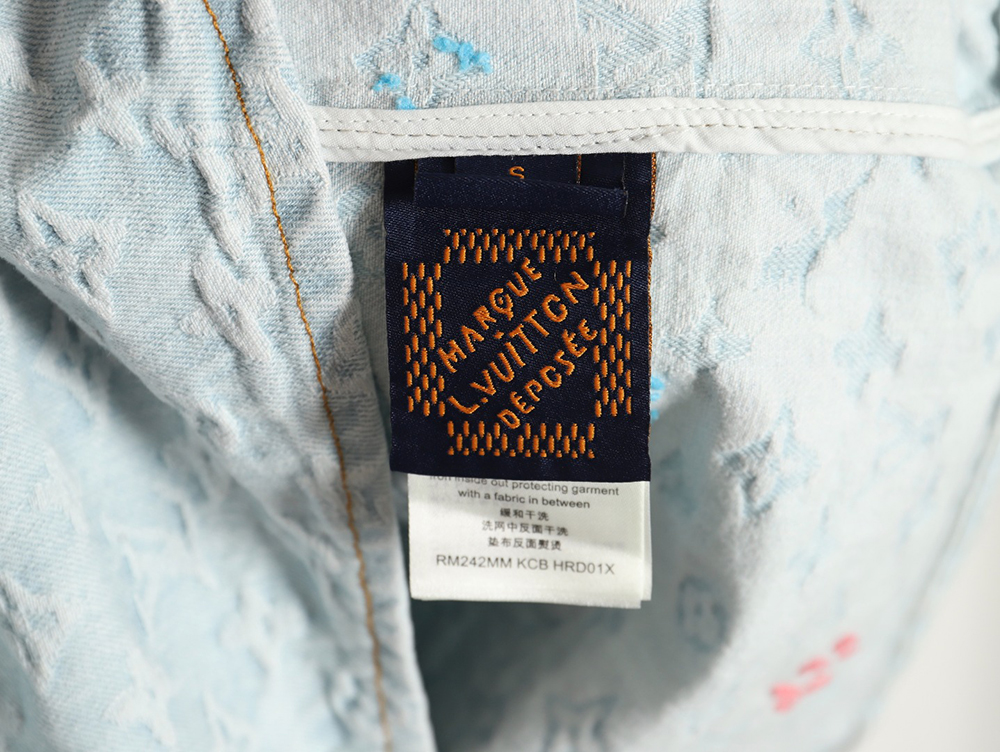 Louis Vuitton 24SS Tyler collaboration embroidered denim jacket