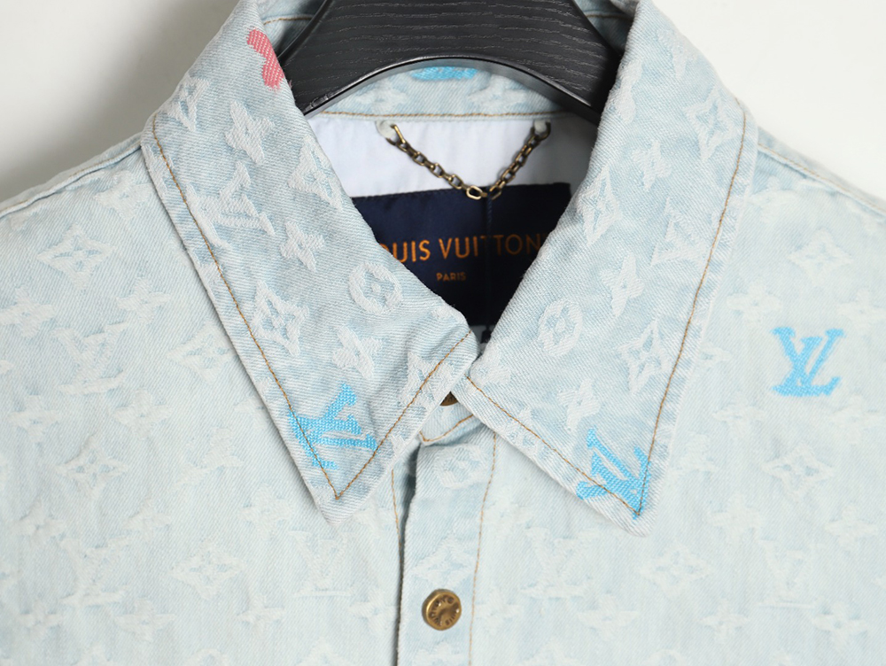 Louis Vuitton 24SS Tyler collaboration embroidered denim jacket