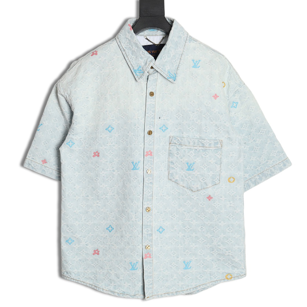 Louis Vuitton 24SS Tyler collaboration embroidered denim jacket