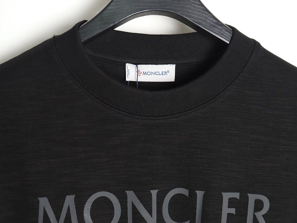 Moncler 24ss basic letter logo print short sleeves