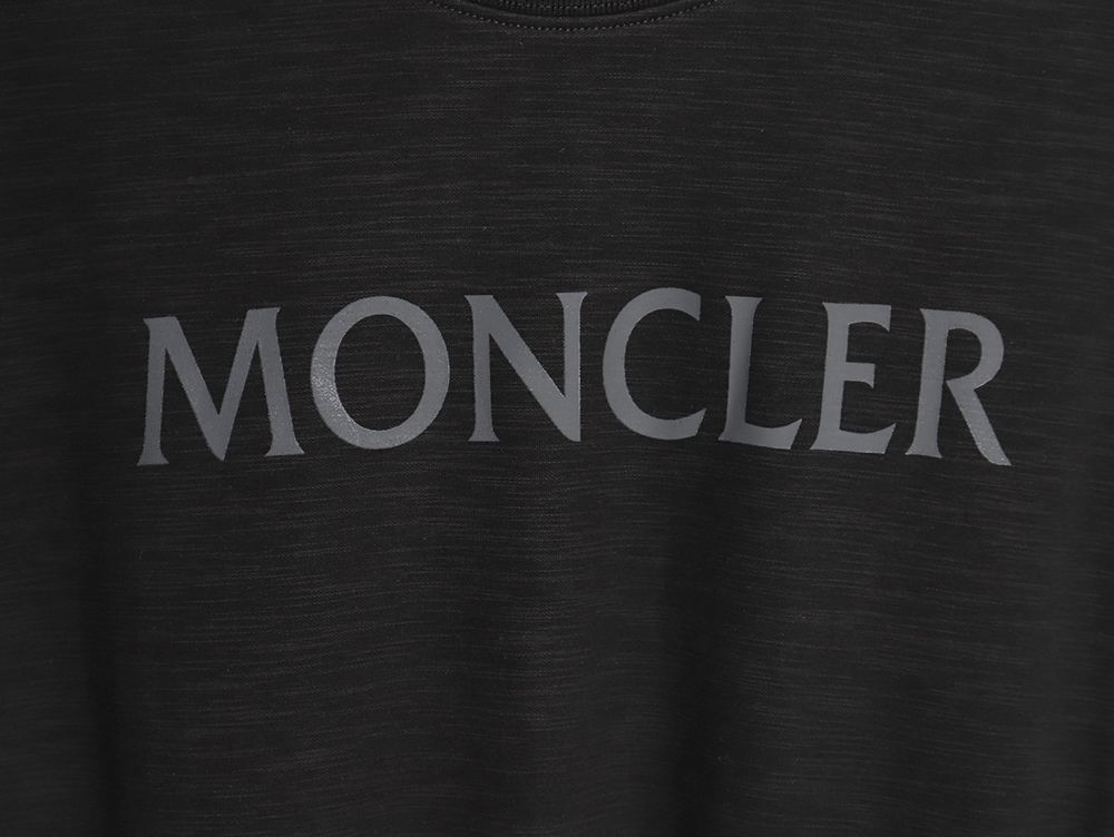 Moncler 24ss basic letter logo print short sleeves