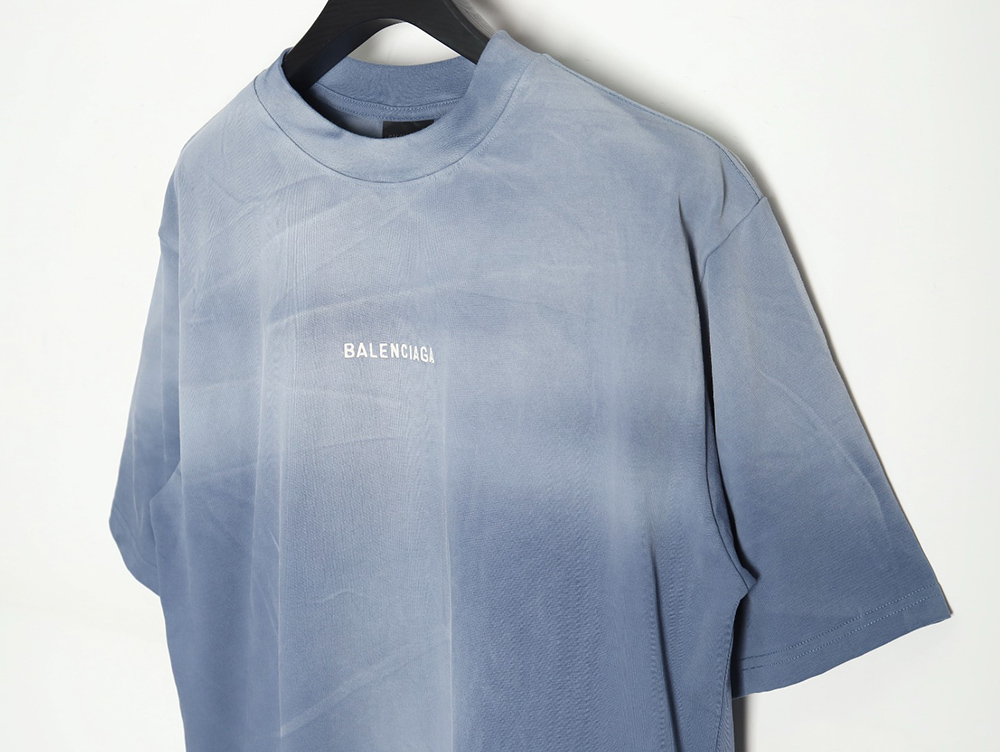 Balenciaga 24SS gradient washed short-sleeved T-shirt