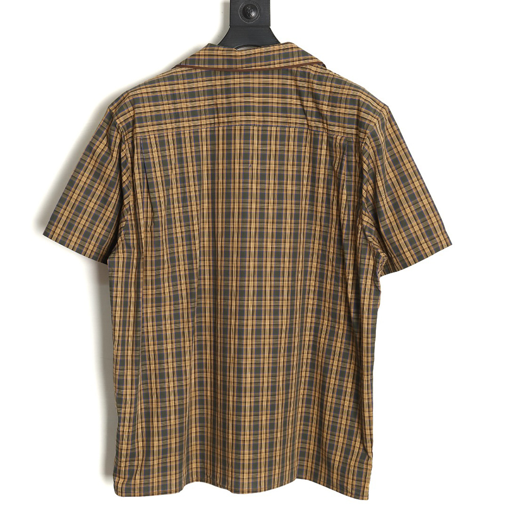 Acne Studios 24SS Yarn-dyed Check Short Sleeve Shirt