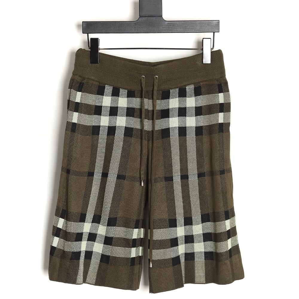 Burberry 24ss Classic Large Check Knit Shorts