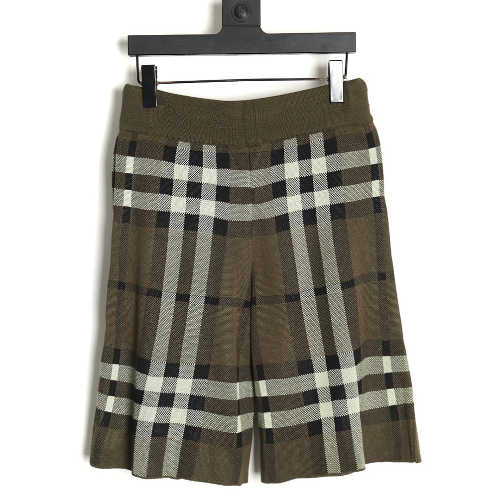 Burberry 24ss Classic Large Check Knit Shorts