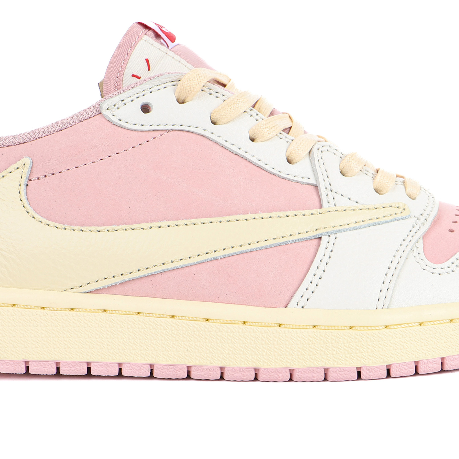Travis Scott x Air Jordan 1 AJ1 Low TS Joint white powder hook low top
