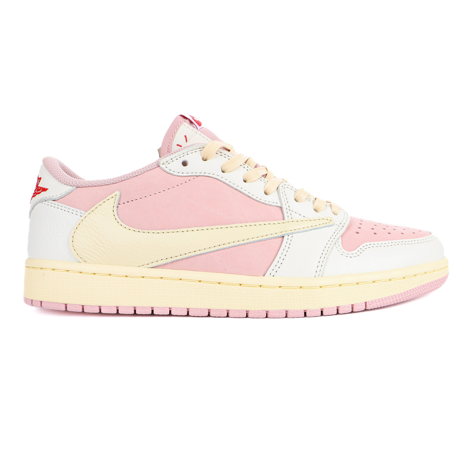 Travis Scott x Air Jordan 1 AJ1 Low TS Joint white powder hook low top