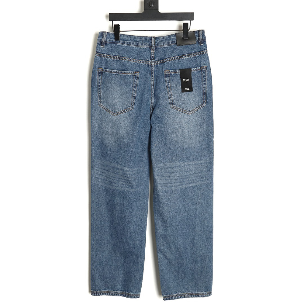 Fendi Metal FF Denim Pants