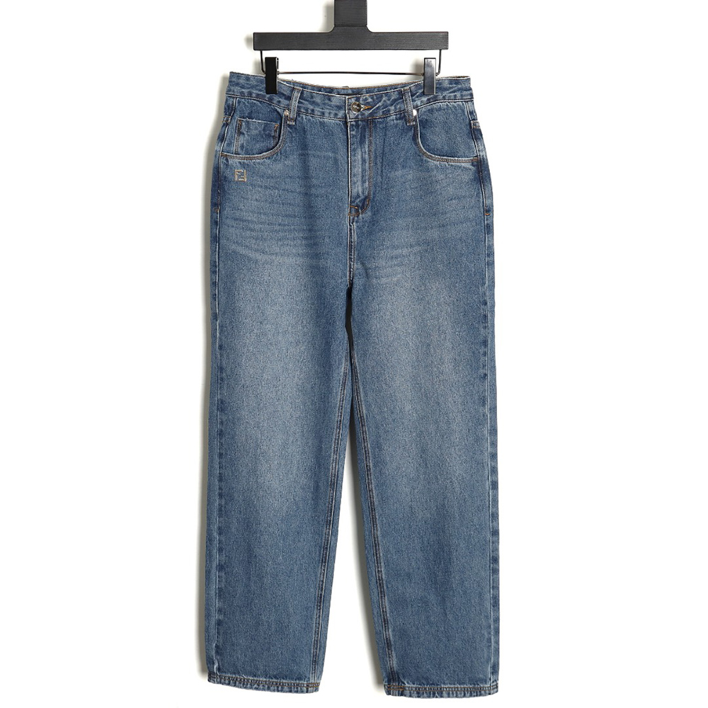 Fendi Metal FF Denim Pants