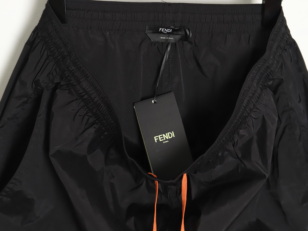 FENDI Dark Orange Drawstring Shorts [Revealed in Water]