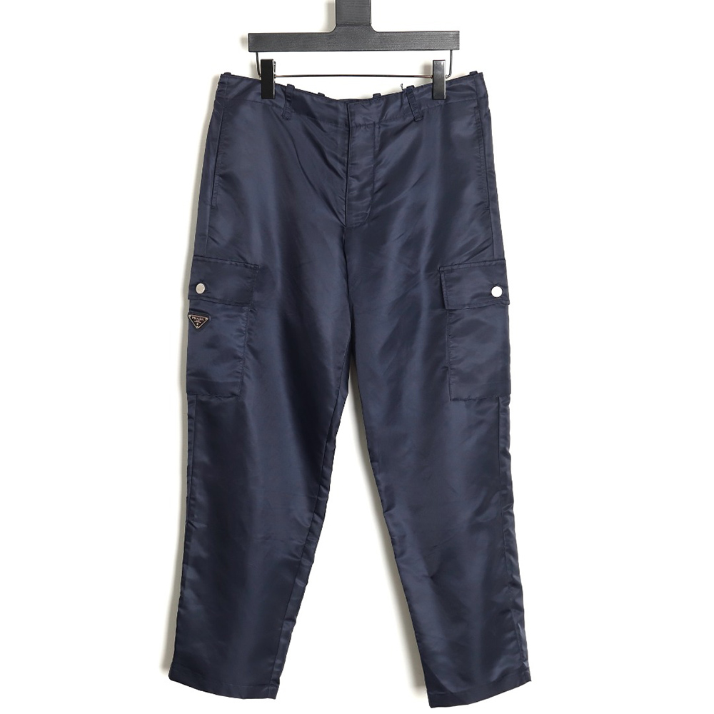 Prada 23ss side pocket nylon trousers