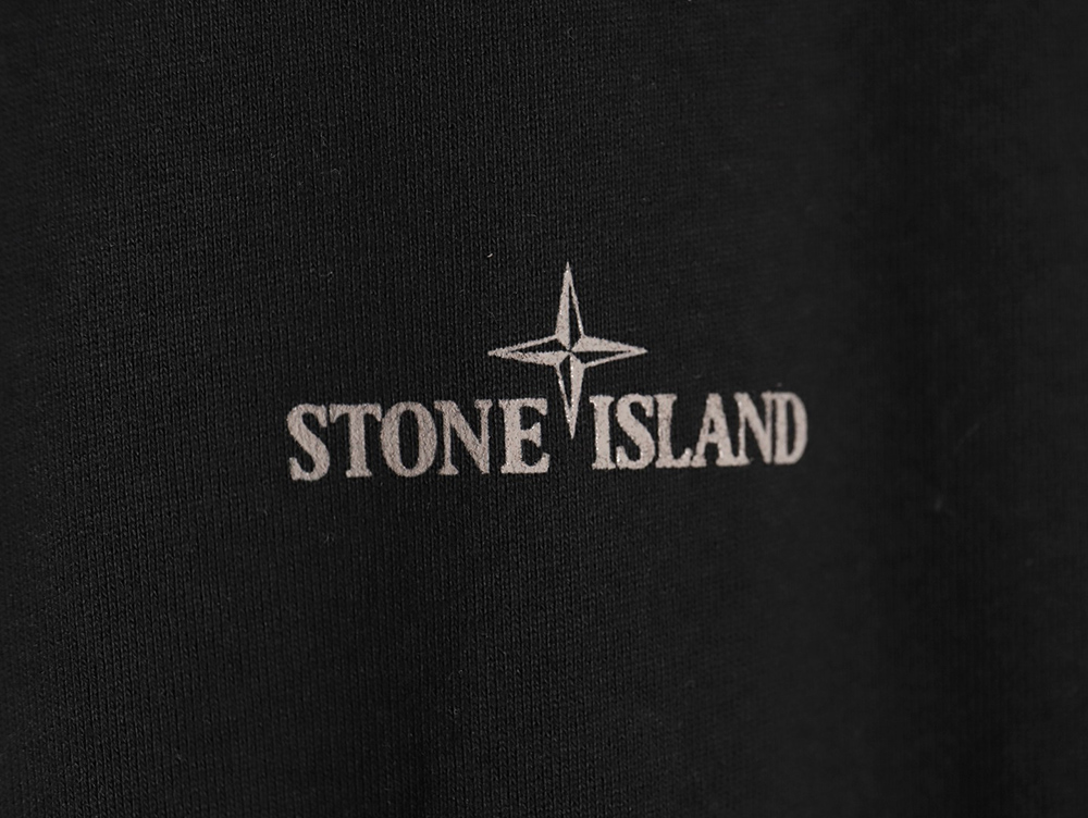 Stone island 23ss dissolving compass print short sleeves