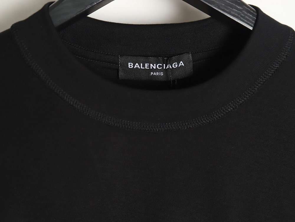 Balenciaga 24SS logo reverse washed distressed short-sleeved T-shirt TSK1