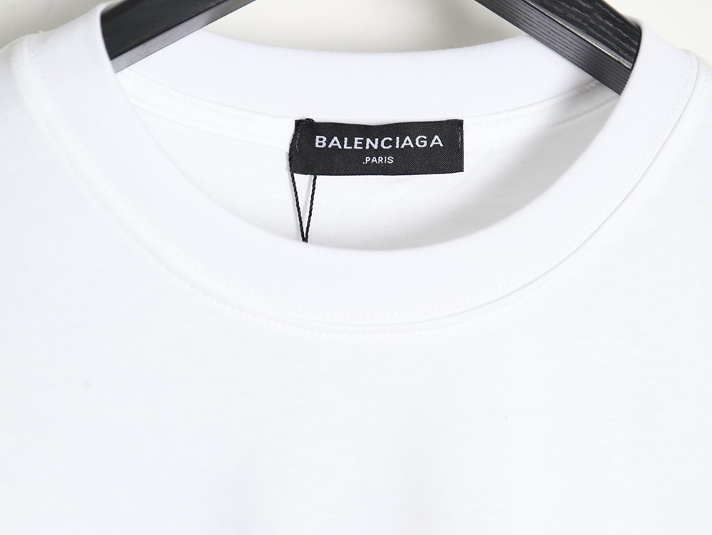 Balenciaga Musical Notes Oil Painting Catwalk Short Sleeve T-shirt