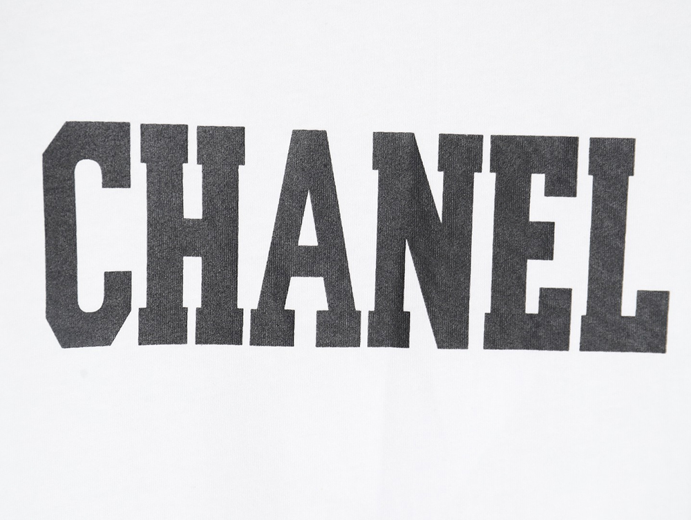 Chanel Double C Heavy Embroidery T-shirt Short Sleeve