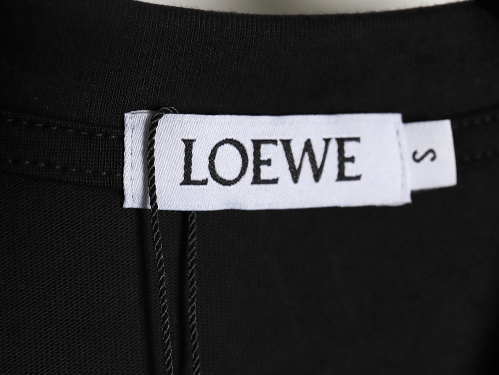 Loewe exclusive guinea fowl embroidered short sleeves