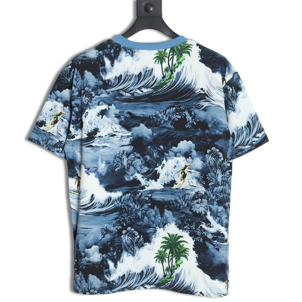 Louis Vuitton 24SS Wave Print Short Sleeve T-Shirt