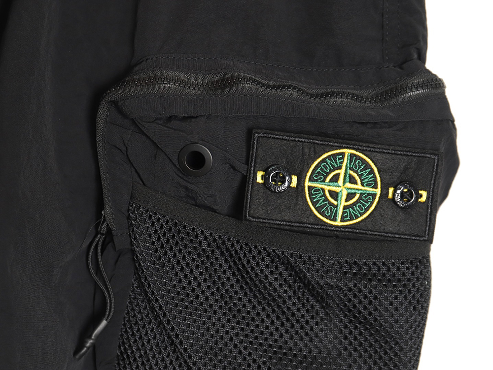 Stone Island Ghost Series Large Pocket Embroidered Badge Shorts TSK1