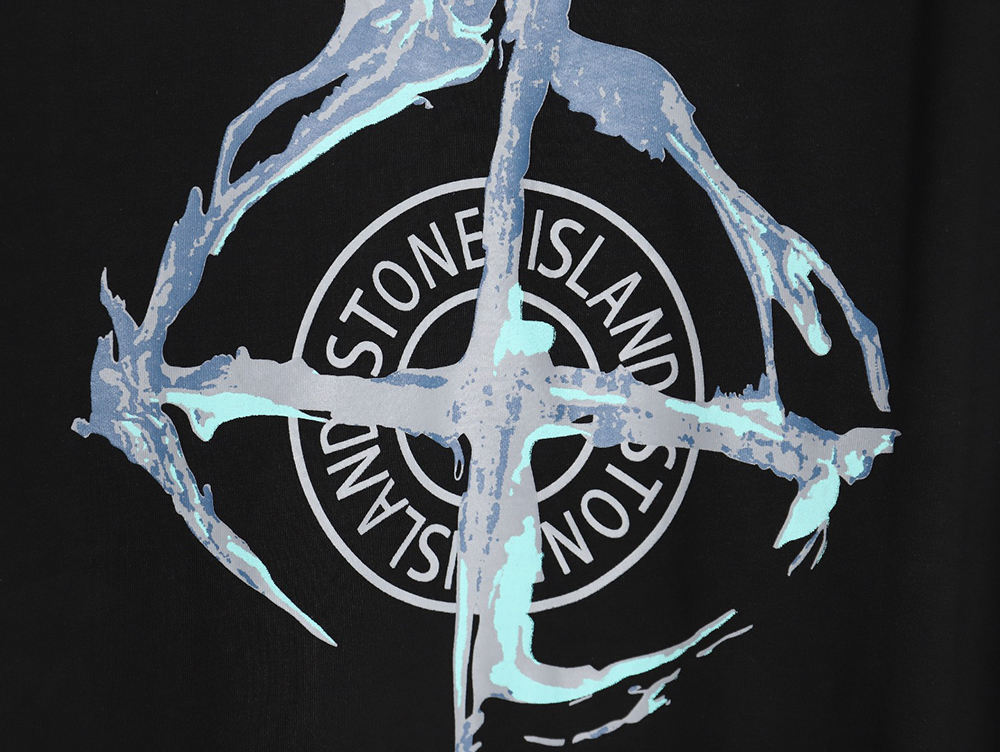 Stone Island Ruins Compass Print Short Sleeve TSK1