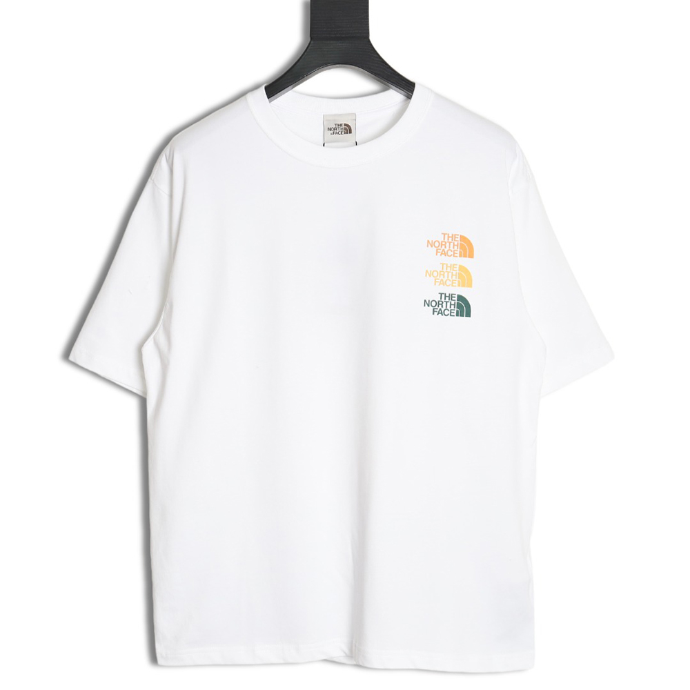 The North Face co-branded multi-logo digital print short-sleeve