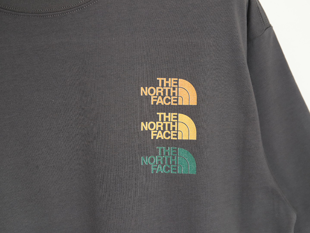 The North Face co-branded multi-logo digital print short-sleeve TSK1