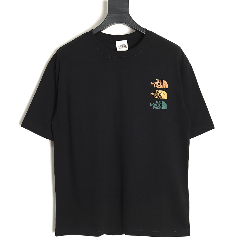 The North Face co-branded multi-logo digital print short-sleeve TSK2