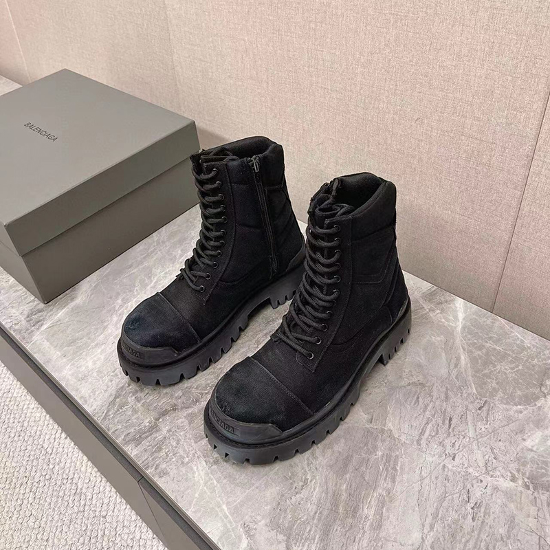 Balenciaga lace-up combat boots