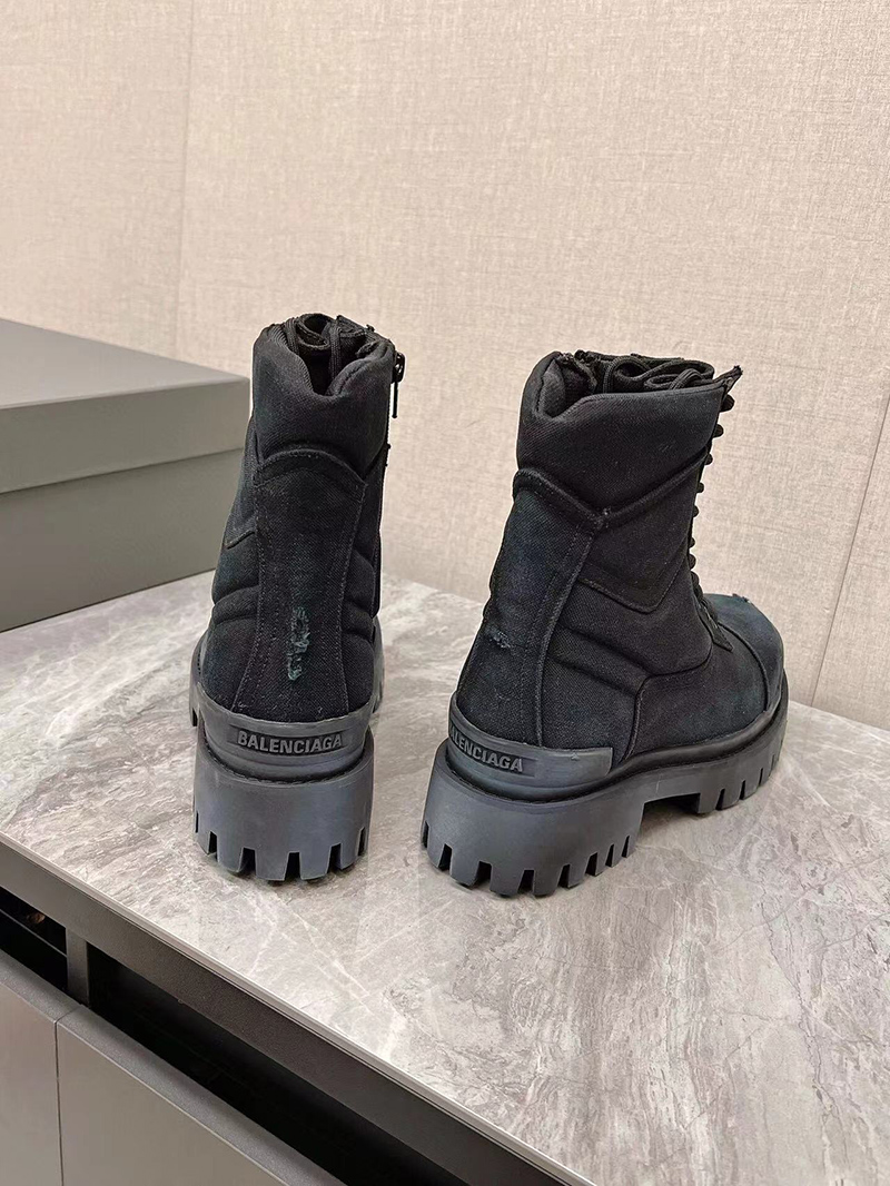 Balenciaga lace-up combat boots