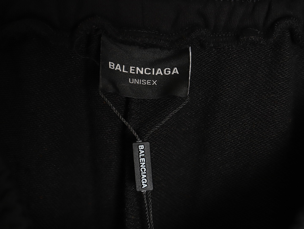 Balenciaga Coke embroidery cut logo 3D embroidered shorts