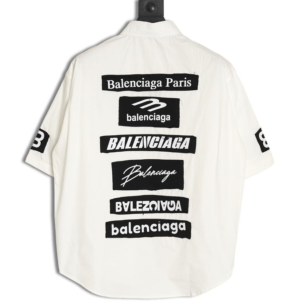 Balenciaga designer double gauze shirt