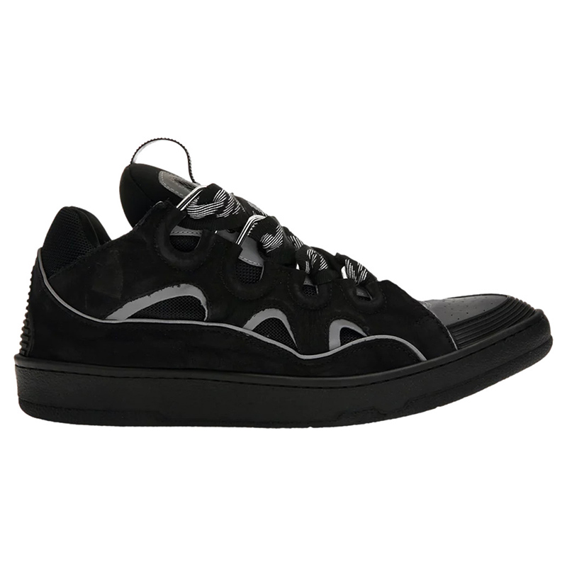 Lanvin Curb Sneakers 'Black Grey'