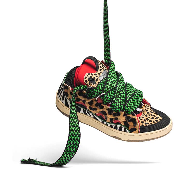 Lanvin Curb Sneaker 'Animal Print'