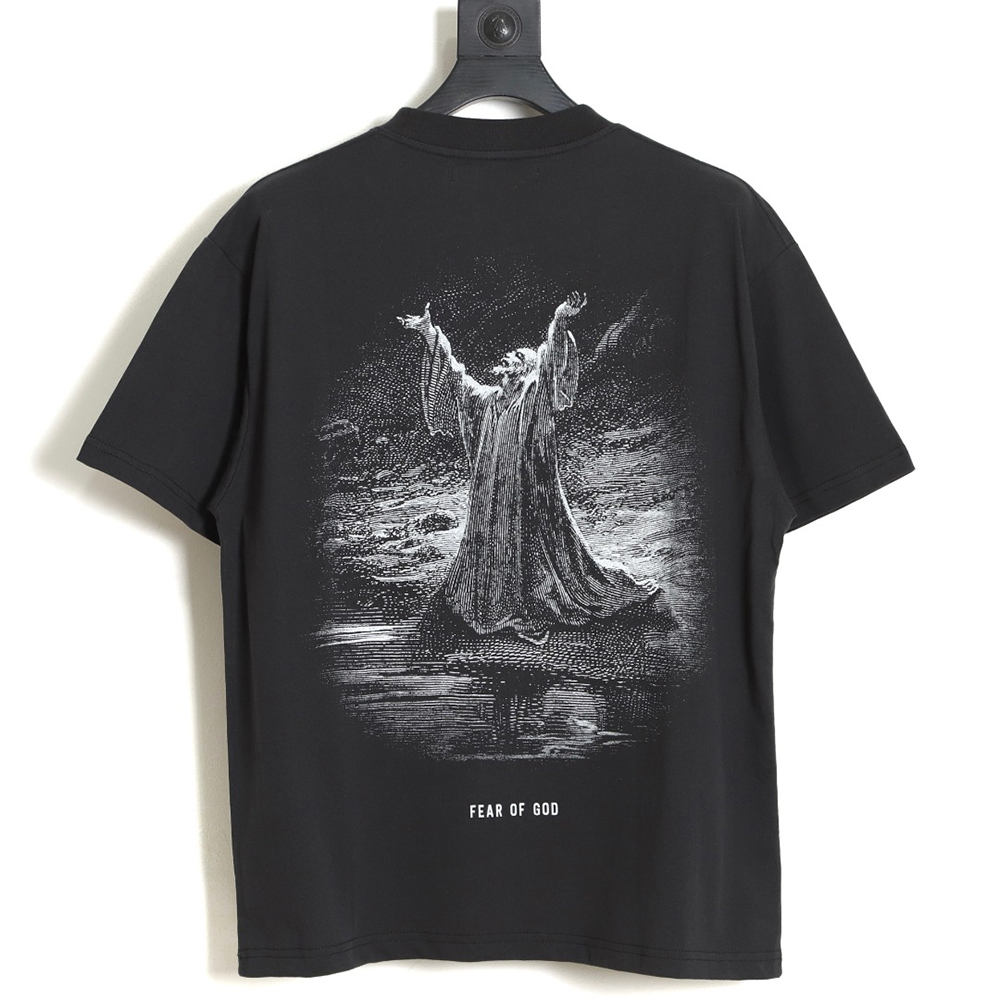 Fear Of God x Union Jesus Lettering Short Sleeve T-Shirt