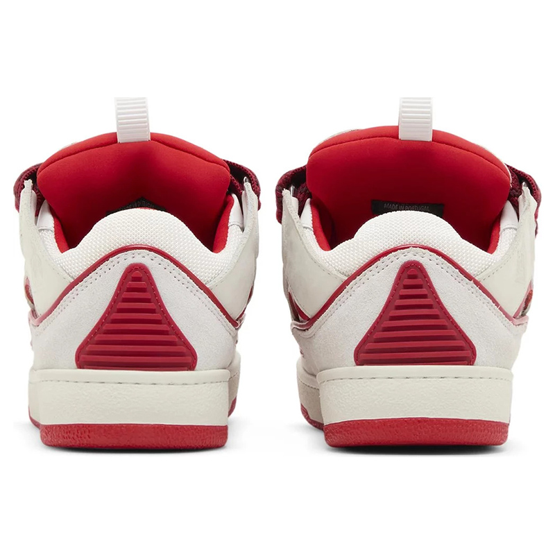 Lanvin Curb Sneakers 'White Red'