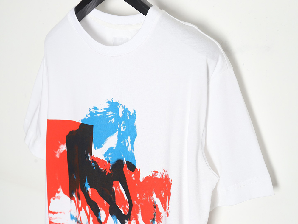 Givenchy 24SS horse print short-sleeved T-shirt