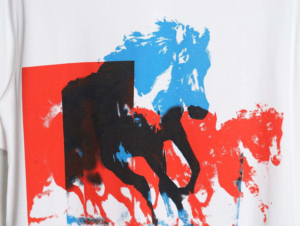 Givenchy 24SS horse print short-sleeved T-shirt