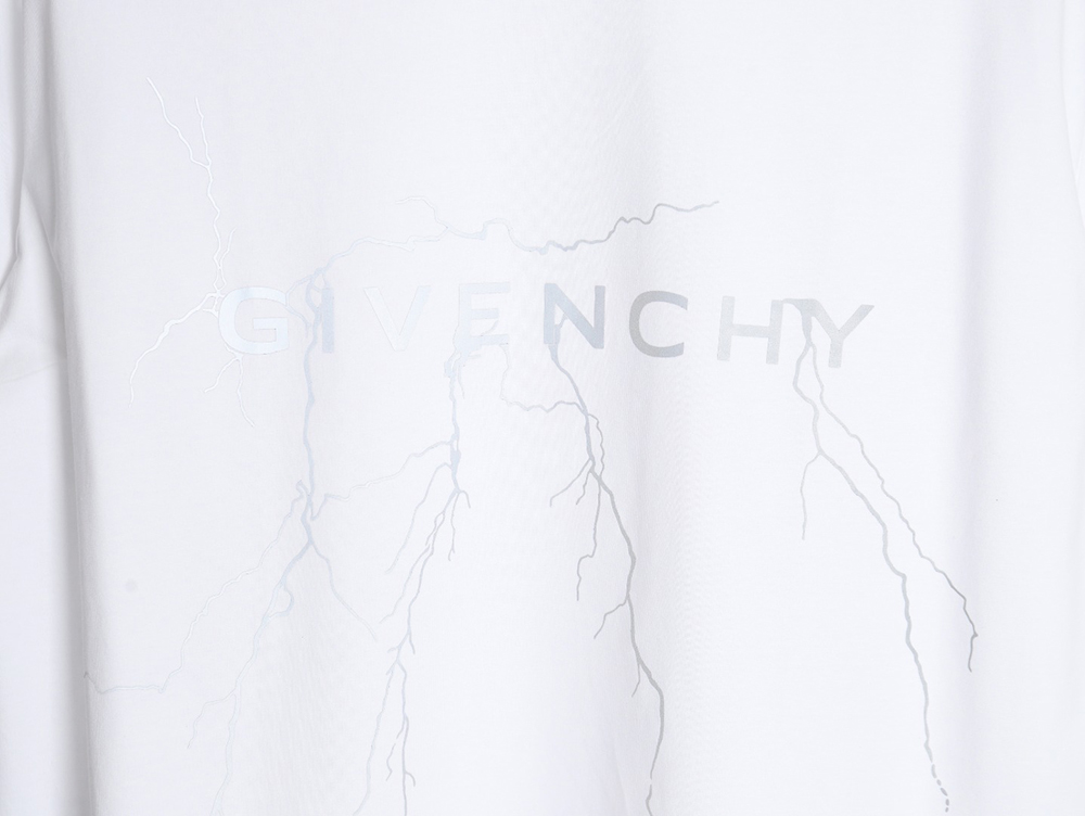 Givenchy 24SS lightning reflective print short-sleeved T-shirt