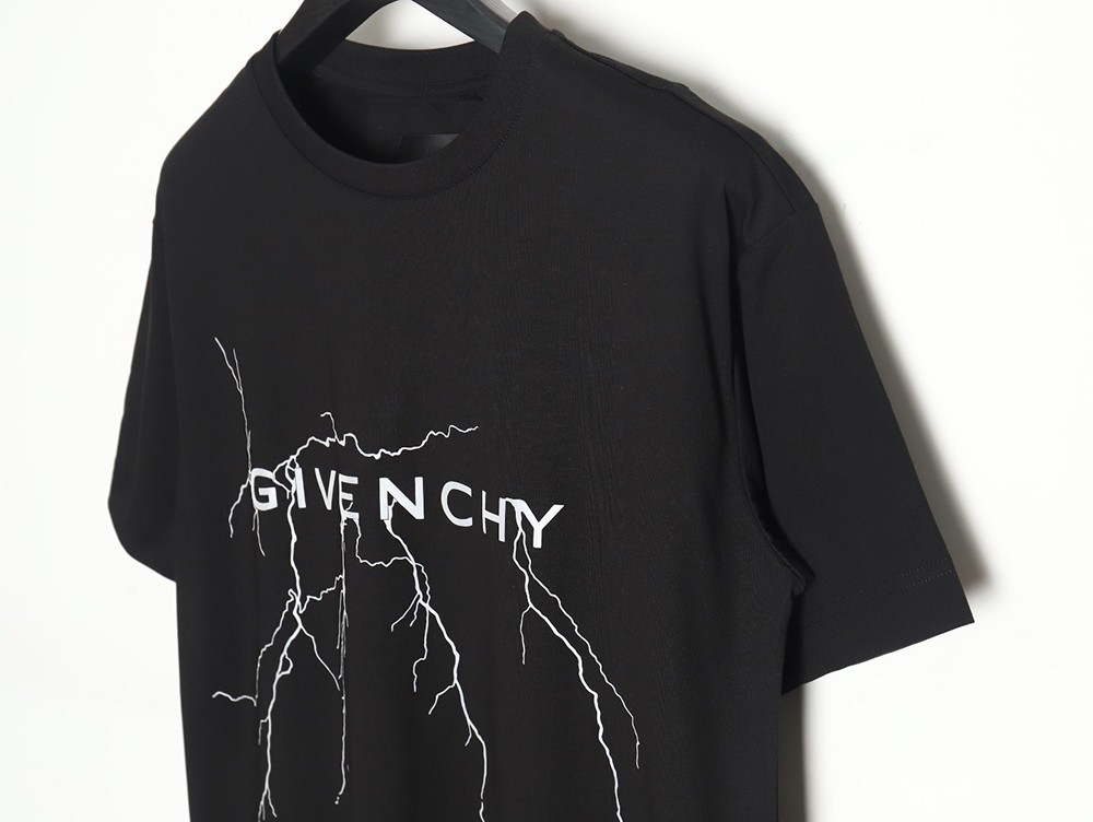 Givenchy 24SS lightning reflective print short-sleeved T-shirt TSK2