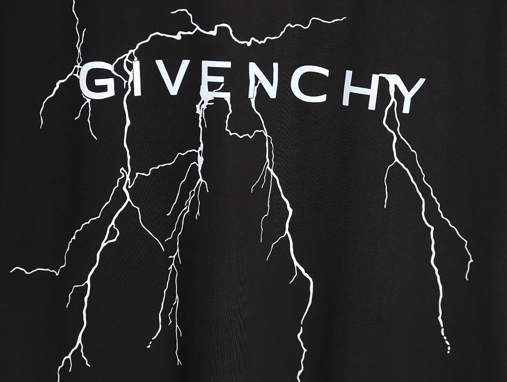 Givenchy 24SS lightning reflective print short-sleeved T-shirt TSK2